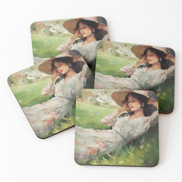 Item preview, Tranquil Conversation Pastoral Escape designed and sold by Paintings By Simon .