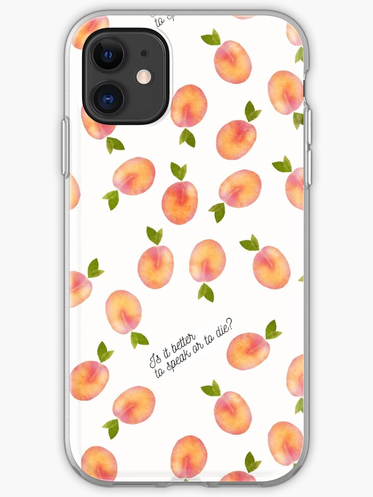 Is it better to speak or die? iPhone 11 case Is it better to speak or die? iPhone 11 case