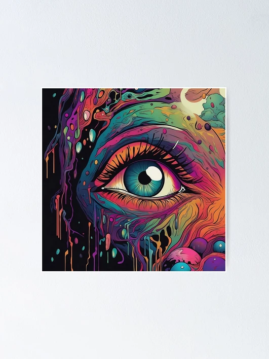 Colorful Psychedelic Eye