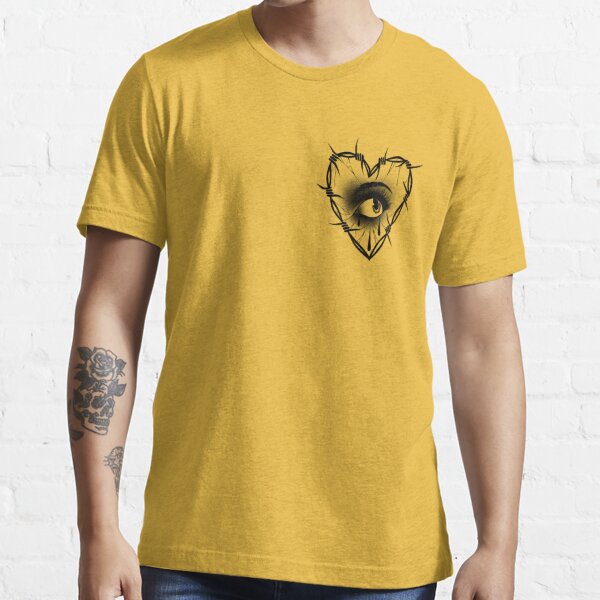 Men's Dotwork Oversize T-Shirt In Yellow