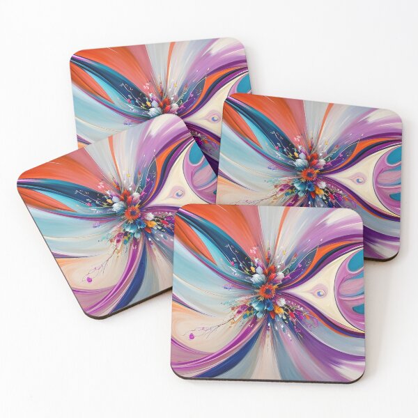Item preview, Fluid lines, vibrant, abstract art, wall art designed and sold by nash2706.