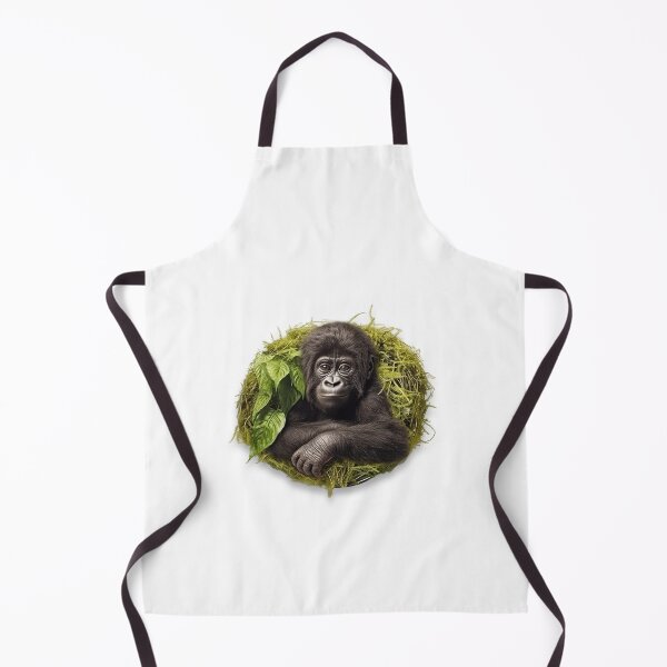 Artikelvorschau, young gorilla in jungle - Different logo size, position? Email me -  entworfen und verkauft von Picture-Art.