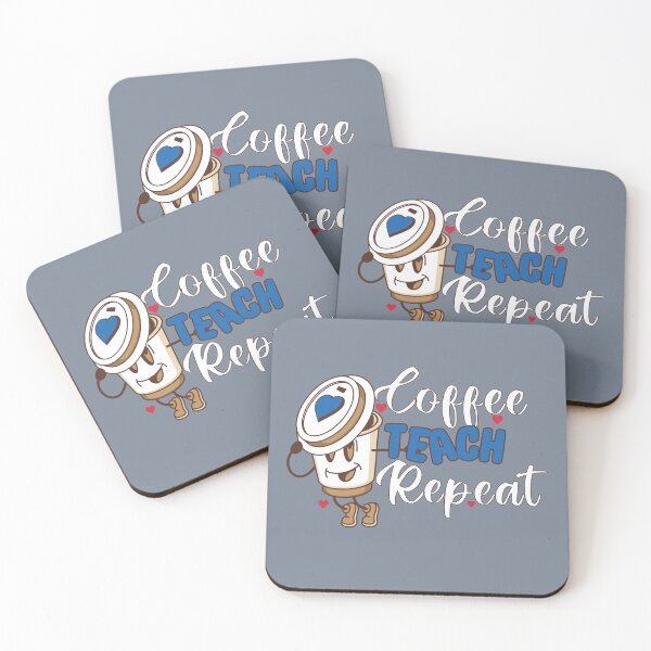 Item preview, Coffee Teach Repeat Funny T-shirt designed and sold by PatriciaReyes.