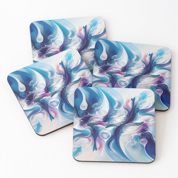 Item preview, Fluid lines I , vibrant, abstract art, wall art designed and sold by nash2706.