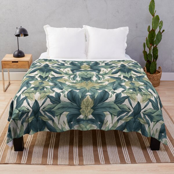 Item preview, Foliage Pattern Shades of Blue Green designed and sold by Sturdust.