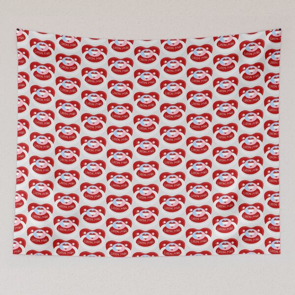 Item preview, ABDL / Little Pride Symbol Pacifier Design (Text) designed and sold by Ella Jameson.