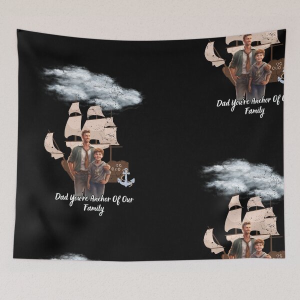 Item preview, DAD YOU'RE  ANCHOR OF OUR FAMILY Father's Day Gift designed and sold by MegaColor.