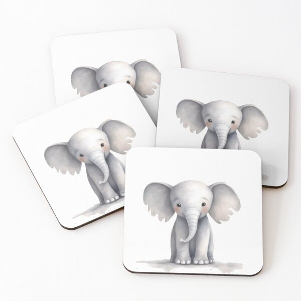Item preview, Cute Little Baby Elephant  designed and sold by StickeryPickery.