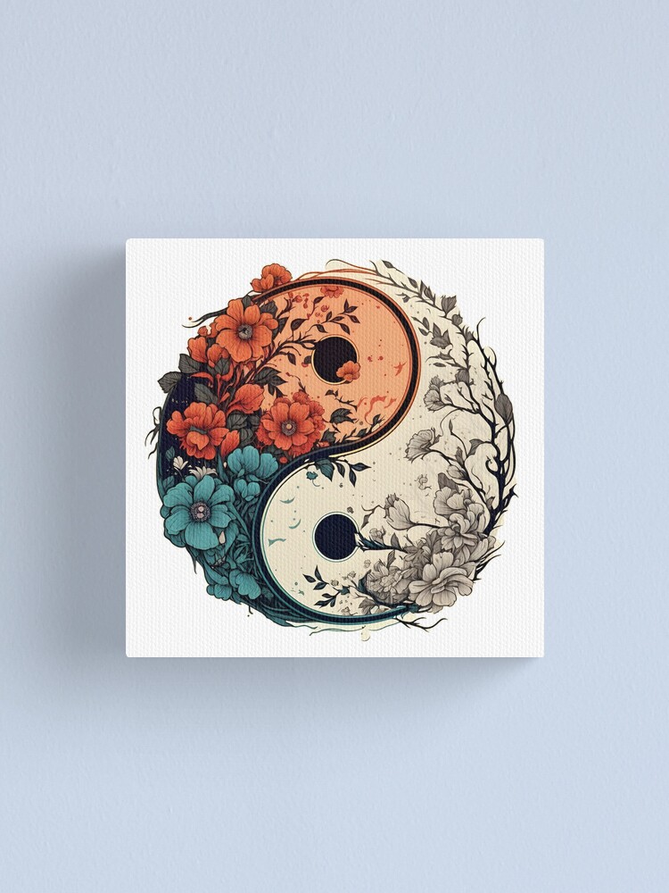 Yin Yang Dragons - Canvas by Numbers Set Size 16 x 20 inch