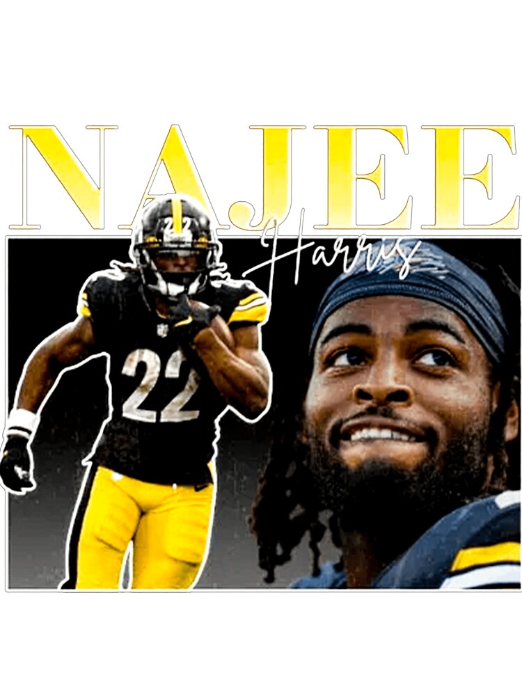 Najee Harris 22 Pittsburgh Steelers football retro poster shirt