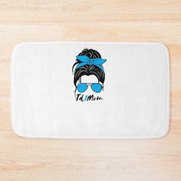 Item preview, Td 1 Mom Diabetes Type 1 Mom Messy Bun Diabetes Awareness Month designed and sold by Norstyle.
