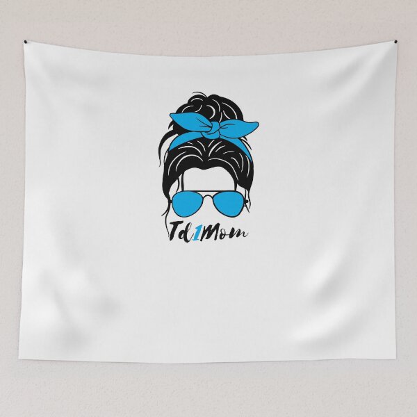 Item preview, Td 1 Mom Diabetes Type 1 Mom Messy Bun Diabetes Awareness Month designed and sold by Norstyle.