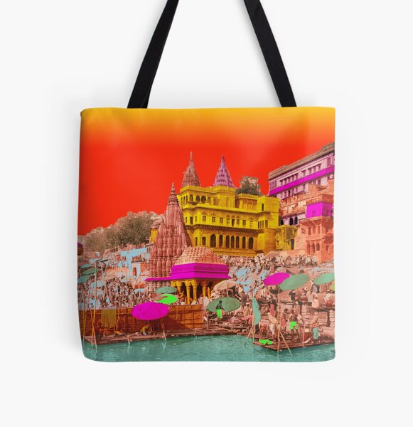 Benares Palace of Maharaja of Indore, India city skyline view | Leggings