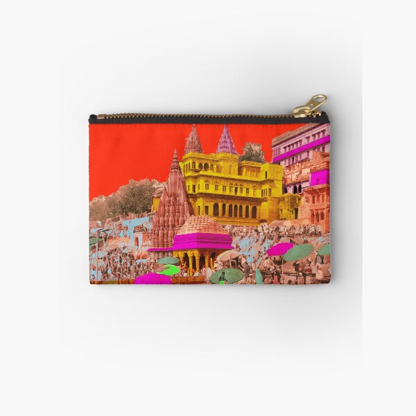 Item preview, Benares Palace of the Maharaja of Indore, vintage India skyline designed and sold by Mauswohn.