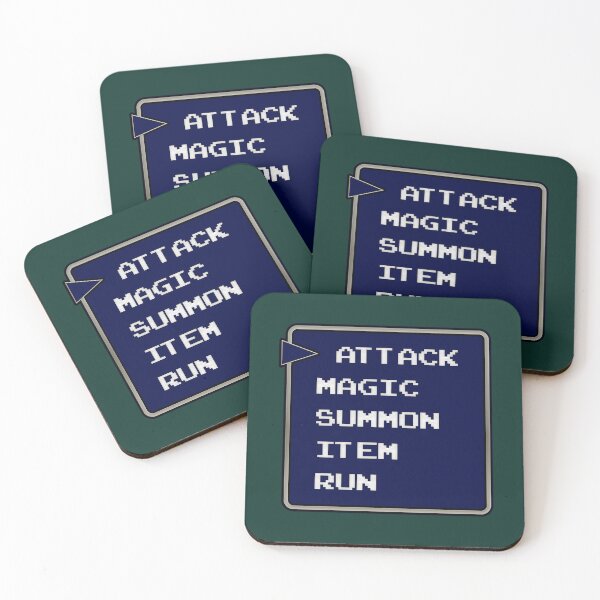 Item preview, Attack Magic Summon Item Run Funny Final Fantasy designed and sold by laughio55.