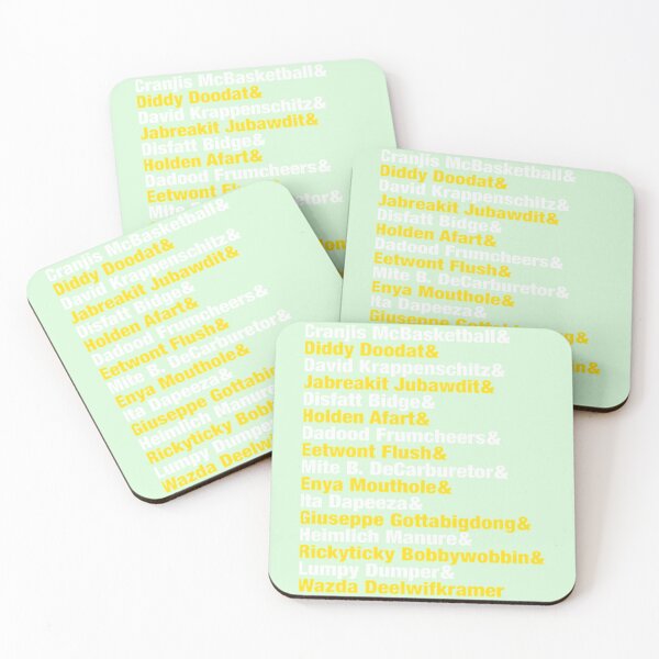 Item preview, Impractical Jokers Name Game List  designed and sold by MiraJames.