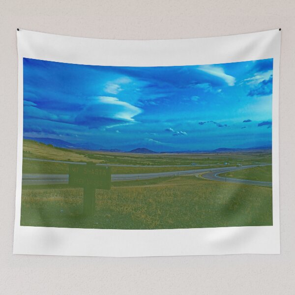 Item preview, Clouds over Mt. Shasta designed and sold by Priscilla Turner.