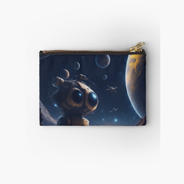 Item preview, The Adventures Begin: Wall-E, Eve, and the Robots in a Spectacular Space Poster designed and sold by RedArtG09.