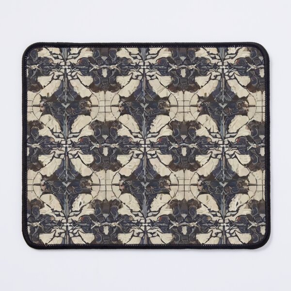Item preview, Retro Tile Pattern dark silver and dark brown with light beige designed and sold by RetroTile.