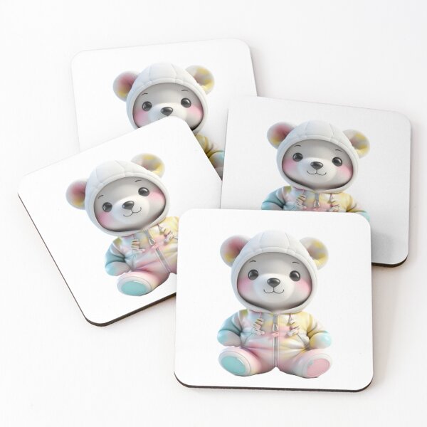 Item preview, Cute Pastel Bear in a hoodie designed and sold by MelissaMade.