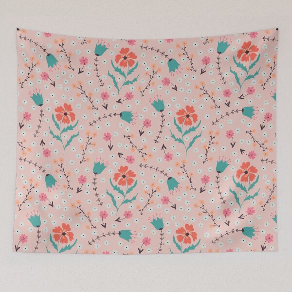 Item preview, Spring flowers in pink designed and sold by Gaia Marfurt.