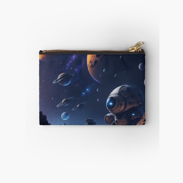 Item preview, A Stellar Poster: Wall-E and Eve Venture into the Unknown of the Cosmos designed and sold by RedArtG09.