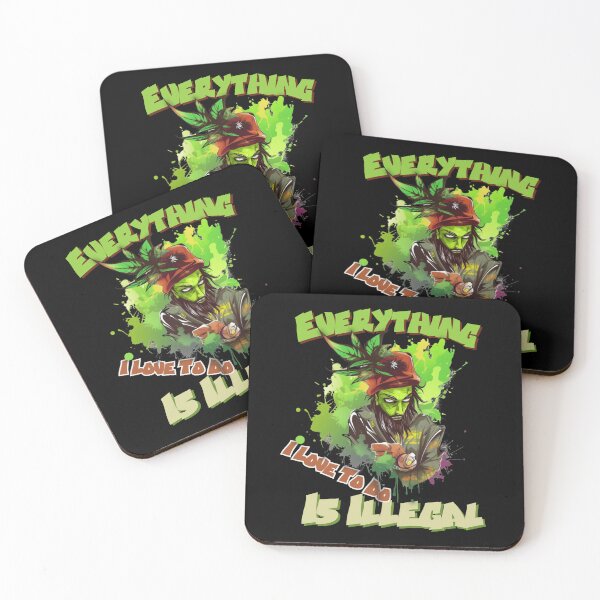 Item preview, Everything I Love To Do Is Illegal designed and sold by DiamondPixel.