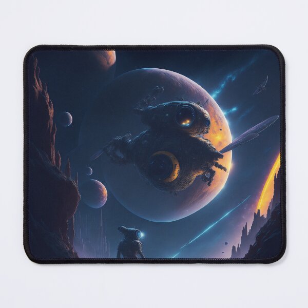 Item preview, Space bound with Wall-E: An Epic Poster of Robots and Galactic Wonders designed and sold by RedArtG09.