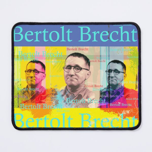 Item preview, Bertolt Brecht, portrait, theater designed and sold by Mauswohn.