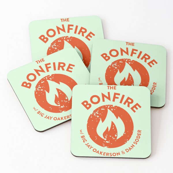 Item preview, The bonfire official podcast logo  designed and sold by MiraJames.
