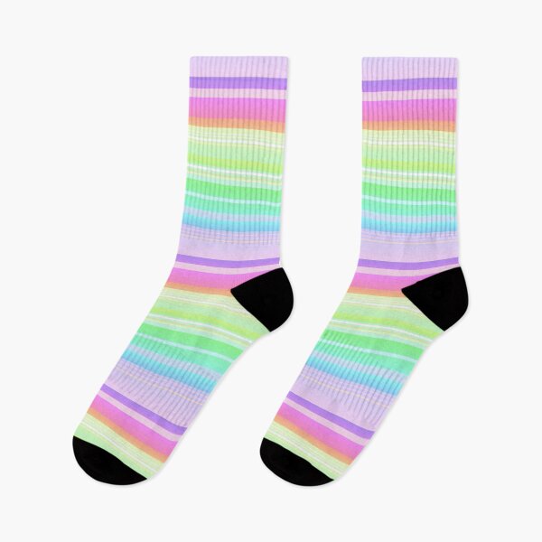Item preview, Pastel rainbow multicolor combination | Original pastel rainbow multicolor stripes designed and sold by lausn.