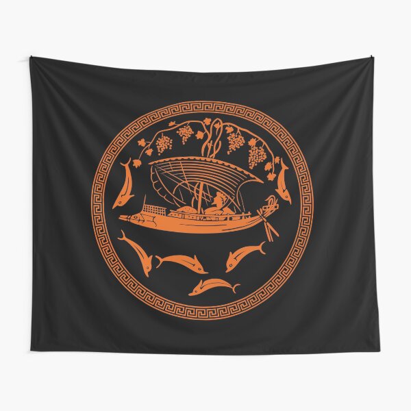 Item preview, Dionysos Crossing the Sea designed and sold by archaeologyart.