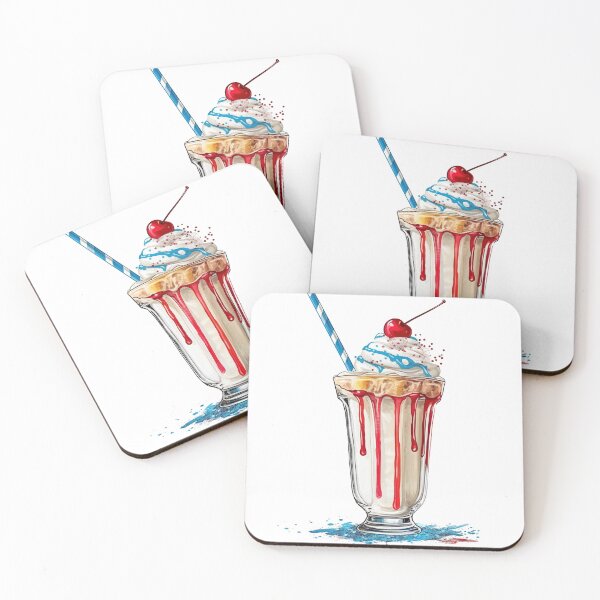 Item preview, Velvety Bliss: Indulge in the Irresistible Vanilla Milkshake Experience designed and sold by veinmerch.