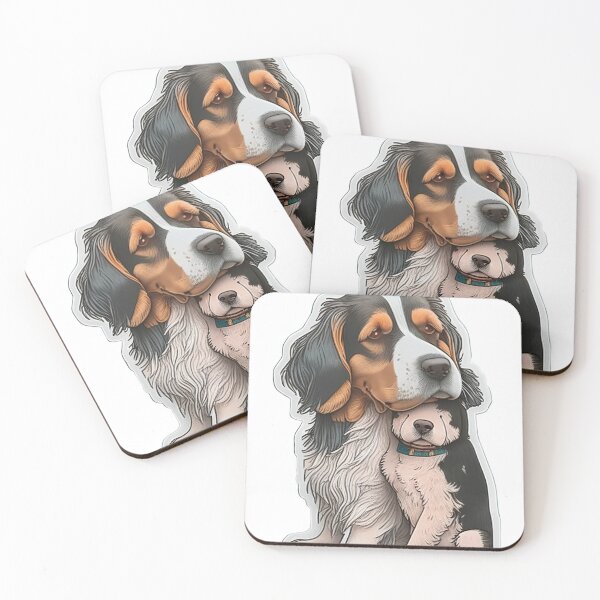 Item preview, Autocollants d'amour de chien designed and sold by Adelkorboslia.