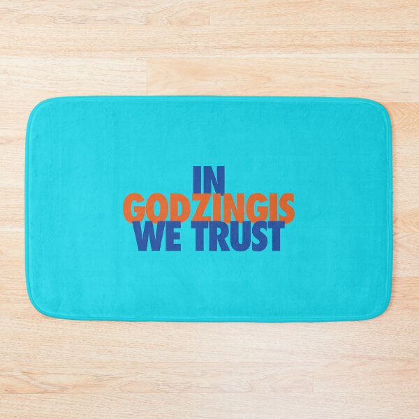 Item preview, In Godzingis We Trust (BlueOrange) Fitted designed and sold by EzmeliAppare.