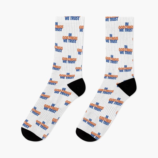 Item preview, In Godzingis We Trust (BlueOrange) Fitted designed and sold by EzmeliAppare.