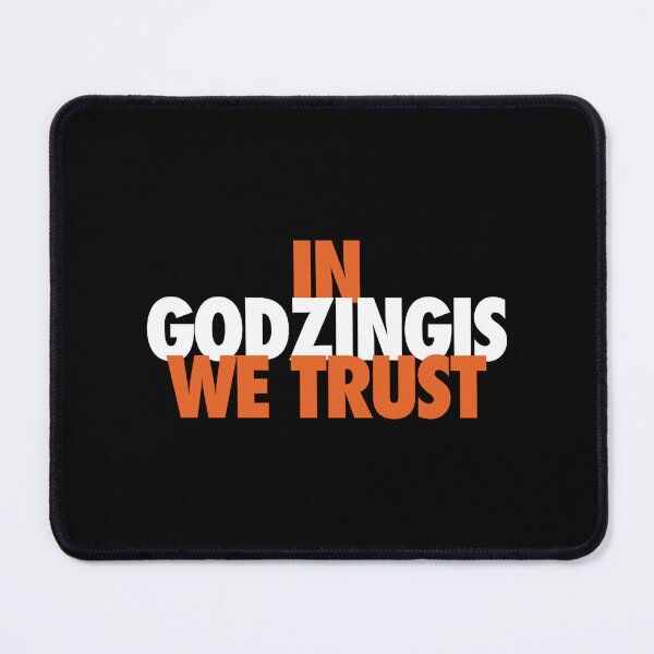 Item preview, In Godzingis We Trust (OrangeWhite) Fitted designed and sold by EzmeliAppare.