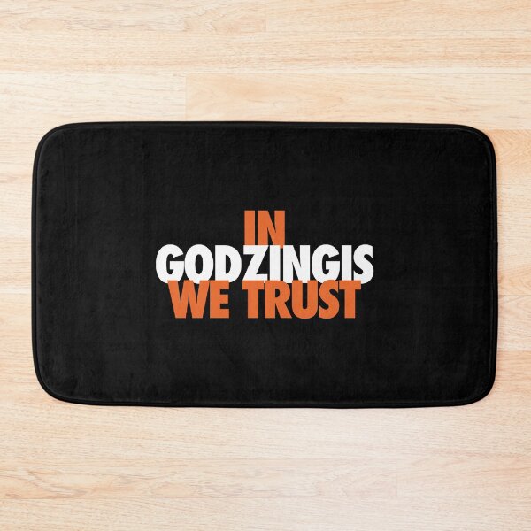 Item preview, In Godzingis We Trust (OrangeWhite) Fitted designed and sold by EzmeliAppare.