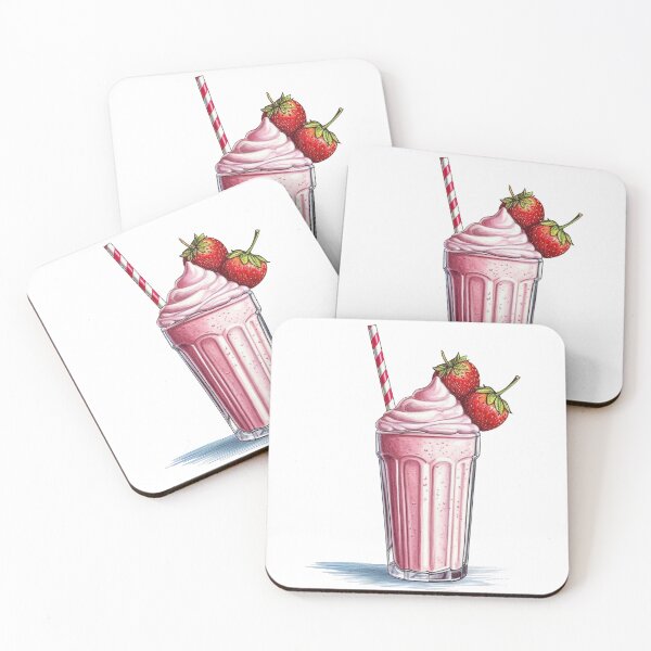 Item preview, Sinfonía sensacional: deléitese con la cautivadora experiencia del batido de fresa designed and sold by veinmerch.
