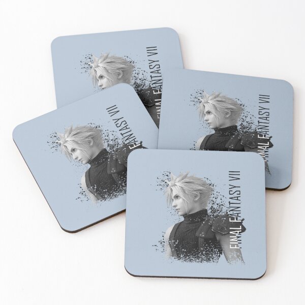 Item preview, Cloud Strife - Final Fantasy 7 BlackWhite Design designed and sold by inamusing.