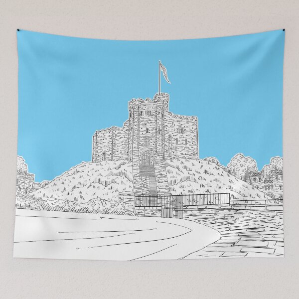 Item preview, Cardiff Castle, Wales (Blue Version) designed and sold by Adam Regester.