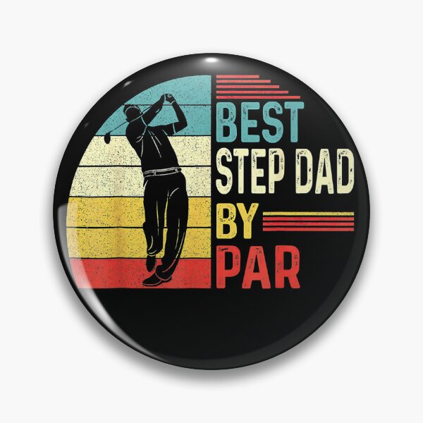 Item preview, Best step dad by Par golfers step dads T-Shirt designed and sold by snarkoriginals.