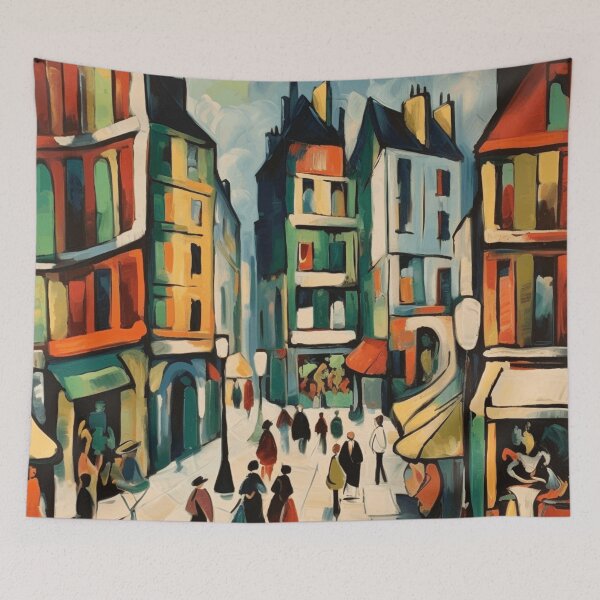 Item preview, Townscape, in impressioniat style, 2 of 4 designed and sold by Ellimade.