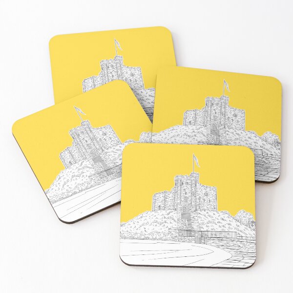 Item preview, Cardiff Castle, Wales (Yellow Colour Pop) designed and sold by Adam Regester.