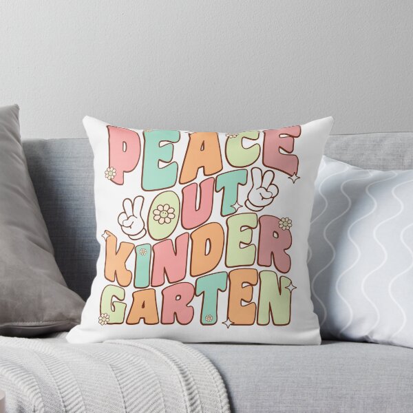 Item preview, Funny cute retro Peace out kindergarten Happy Last Day Of School designed and sold by Yakuzads.