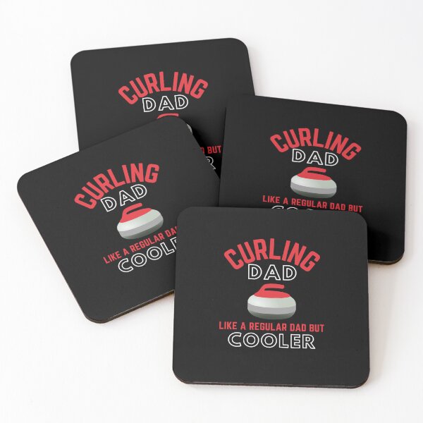 Item preview, Funny Father's Day Curling Dad Like A Regular Dad But Cooler designed and sold by knapst.