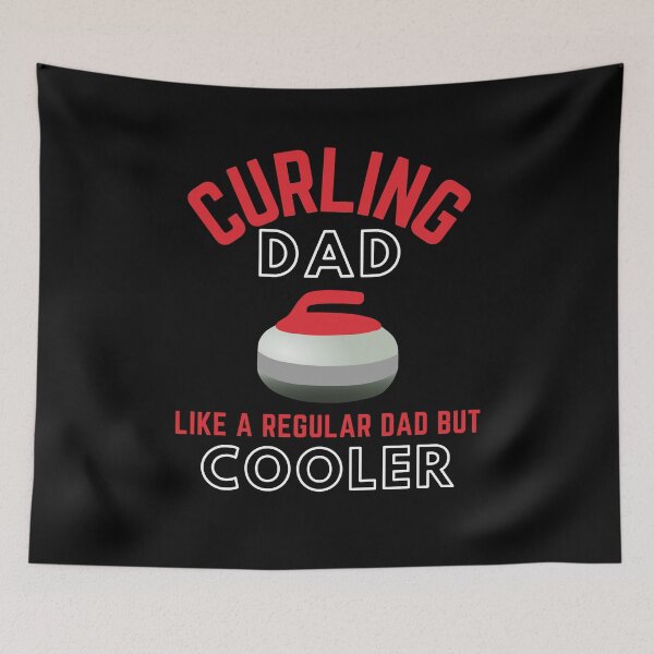 Item preview, Funny Father's Day Curling Dad Like A Regular Dad But Cooler designed and sold by knapst.