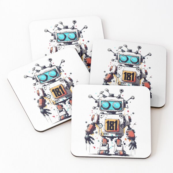 Item preview, Robot Series "Number 181" Graphic Illustration designed and sold by R-RHAPSODY.