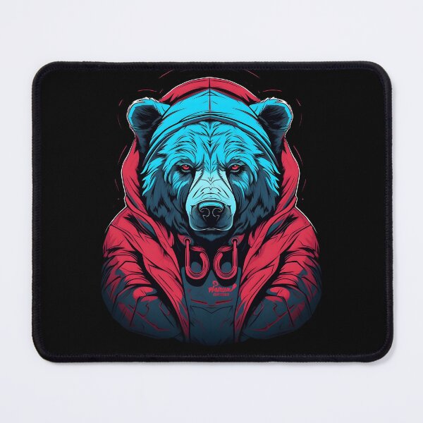 Item preview, Bear Funny Cyberpunk Game designed and sold by SecretDicer.
