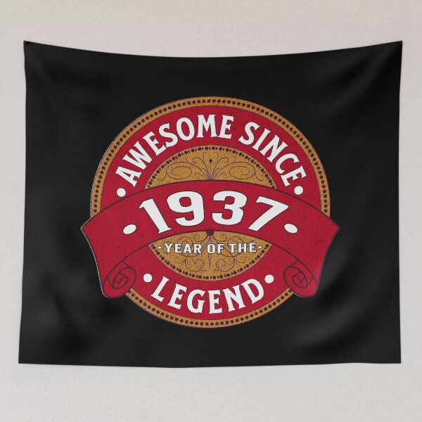 Item preview, Awesome Since 1937, birthday gift designed and sold by Ray's Photos & Art.